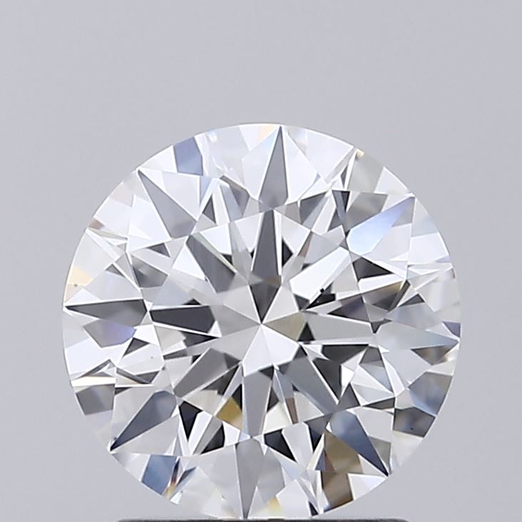1.57 Carat Round Shaped, Ideal Cut, D Color, VS1 Clarity, IGI Certified Lab Grown Diamond