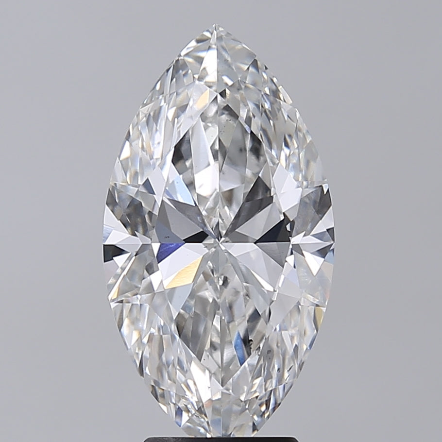 4.02 Carat Marquise Shaped, Very Good Cut, E Color, VS2 Clarity, IGI Certified Lab Grown Diamond