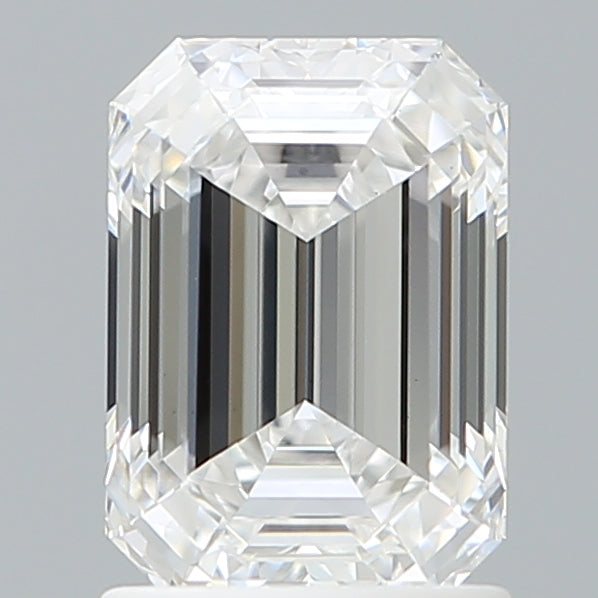 1.68 Carat Emerald Shaped, Ideal Cut, D Color, VS1 Clarity, IGI Certified Lab Grown Diamond
