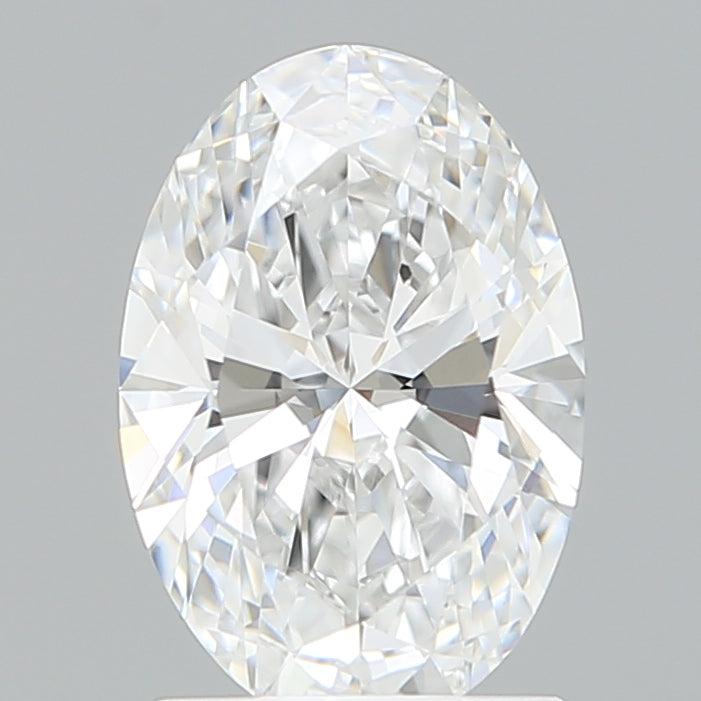 1.60 Carat Oval Shaped, Ideal Cut, D Color, VVS2 Clarity, IGI Certified Lab Grown Diamond