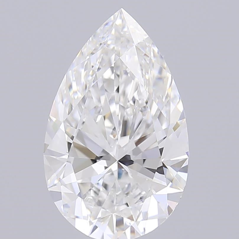 2.22 Carat Pear Shaped, Ideal Cut, D Color, VVS2 Clarity, IGI Certified Lab Grown Diamond