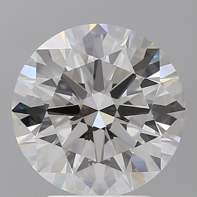 3.58 Carat Round Shaped, Ideal Cut, E Color, VVS2 Clarity, IGI Certified Lab Grown Diamond