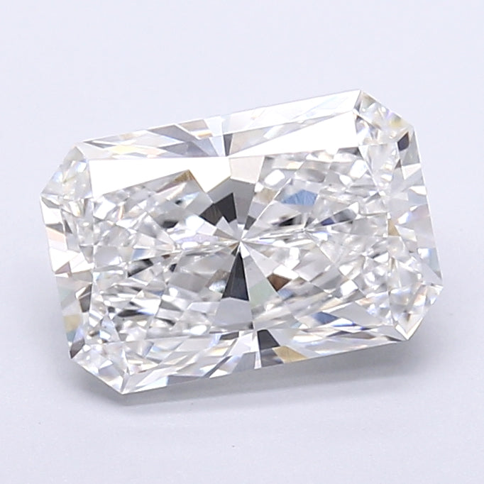 3.05 Carat Radiant Shaped, Very Good Cut, E Color, VS1 Clarity, IGI Certified Lab Grown Diamond