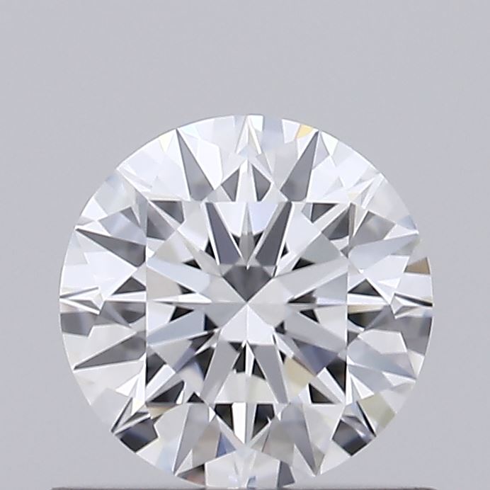 0.54 Carat Round Shaped, Ideal Cut, D Color, VVS2 Clarity, IGI Certified Lab Grown Diamond