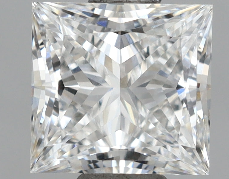 1.01 Carat Princess Shaped, Ideal Cut, D Color, VVS2 Clarity, IGI Certified Lab Grown Diamond