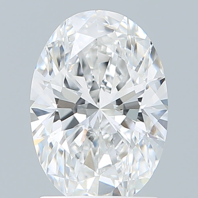 1.71 Carat Oval Shaped, Ideal Cut, D Color, VVS2 Clarity, IGI Certified Lab Grown Diamond