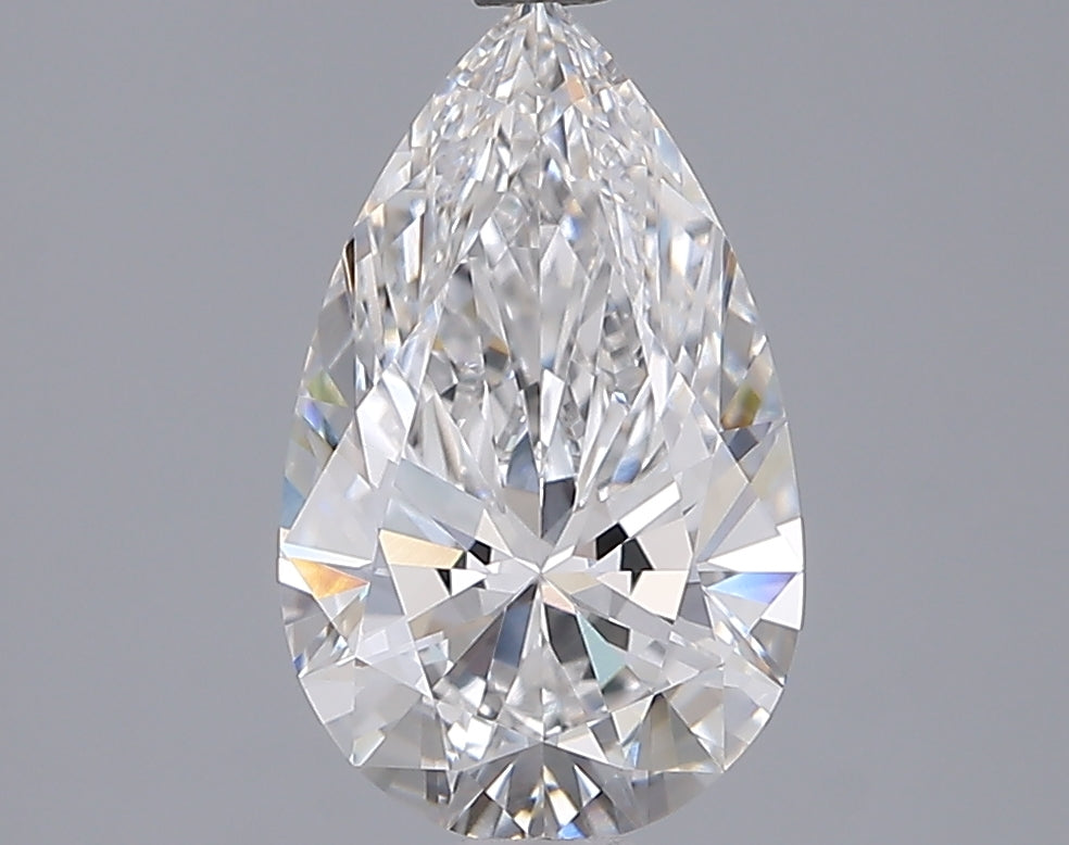 1.99 Carat Pear Shaped, Ideal Cut, E Color, VVS1 Clarity, IGI Certified Lab Grown Diamond