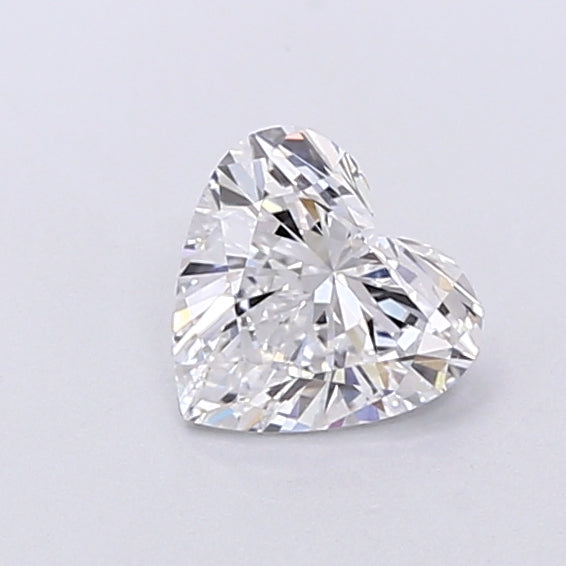 0.99 Carat Heart Shaped, Very Good Cut, D Color, VVS2 Clarity, IGI Certified Lab Grown Diamond