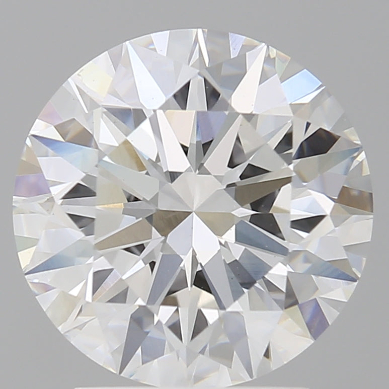 3.00 Carat Round Shaped, Excellent Cut, E Color, VVS2 Clarity, IGI Certified Lab Grown Diamond