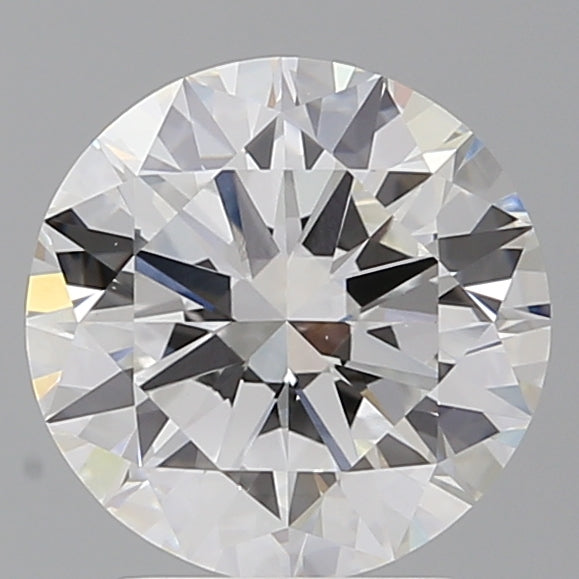 3.00 Carat Round Shaped, Excellent Cut, E Color, VVS2 Clarity, IGI Certified Lab Grown Diamond