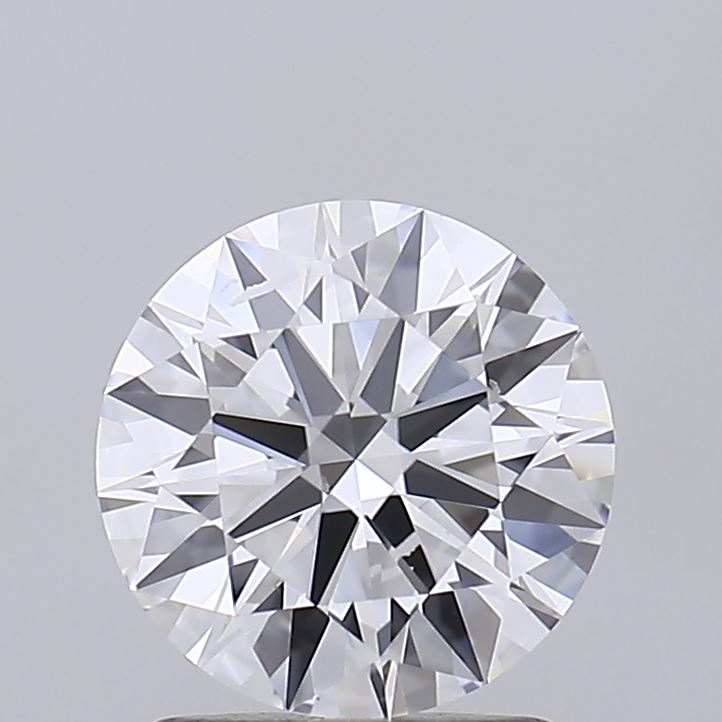 1.36 Carat Round Shaped, Ideal Cut, D Color, VVS2 Clarity, IGI Certified Lab Grown Diamond
