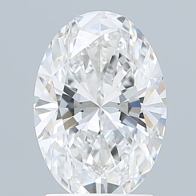 2.10 Carat Oval Shaped, Ideal Cut, E Color, VVS2 Clarity, IGI Certified Lab Grown Diamond