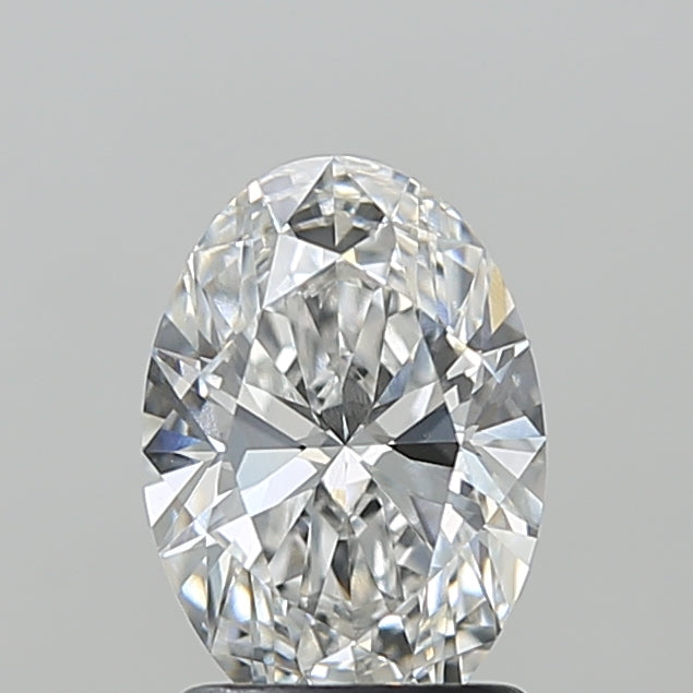 1.53 Carat Oval Shaped, Ideal Cut, D Color, VVS2 Clarity, IGI Certified Lab Grown Diamond