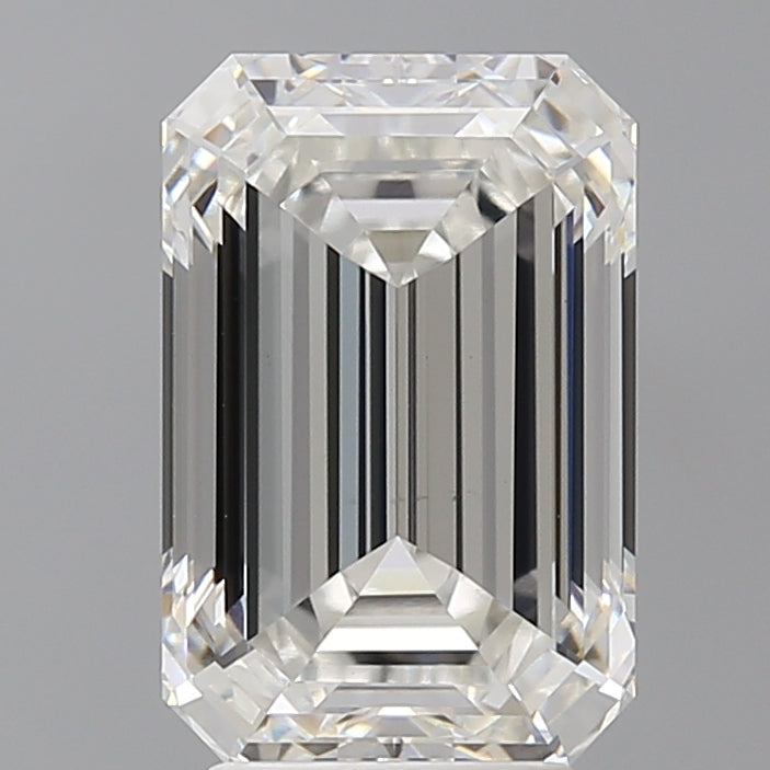 4.54 Carat Emerald Shaped, Ideal Cut, F Color, VS1 Clarity, IGI Certified Lab Grown Diamond