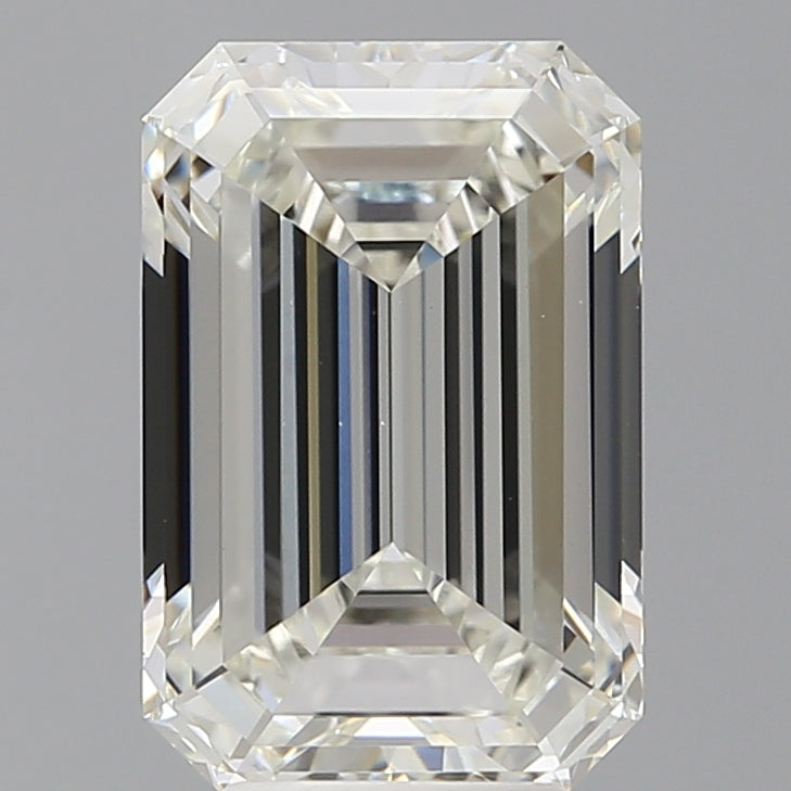 5.04 Carat Emerald Shaped, Ideal Cut, G Color, VS1 Clarity, IGI Certified Lab Grown Diamond