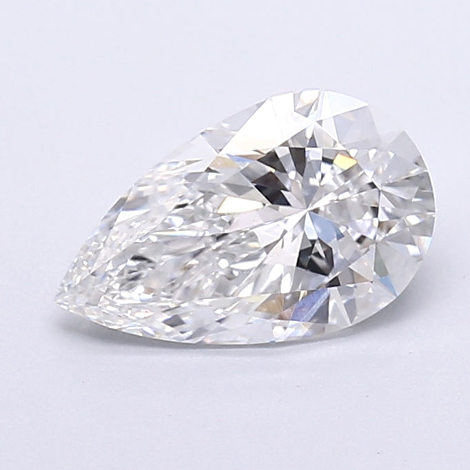 1.61 Carat Pear Shaped, Very Good Cut, D Color, VVS2 Clarity, IGI Certified Lab Grown Diamond