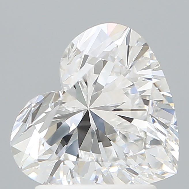 1.89 Carat Heart Shaped, Ideal Cut, D Color, VVS2 Clarity, IGI Certified Lab Grown Diamond