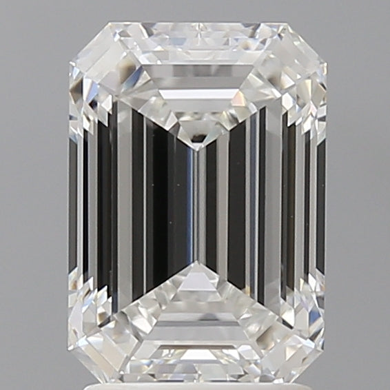 2.58 Carat Emerald Shaped, Ideal Cut, E Color, VVS2 Clarity, IGI Certified Lab Grown Diamond