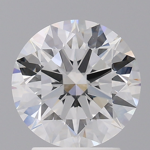 2.51 Carat Round Shaped, Ideal Cut, E Color, VVS2 Clarity, IGI Certified Lab Grown Diamond