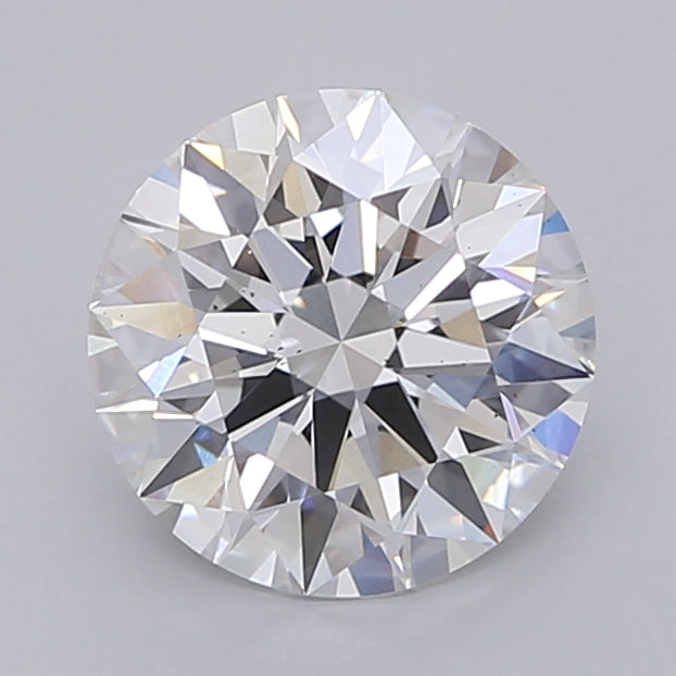 2.04 Carat Round Shaped, Ideal Cut, D Color, VS2 Clarity, IGI Certified Lab Grown Diamond