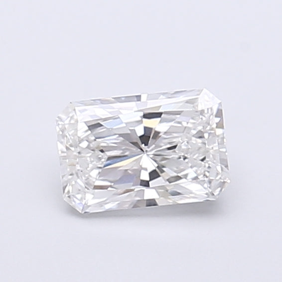0.57 Carat Radiant Shaped, Very Good Cut, D Color, VVS1 Clarity, IGI Certified Lab Grown Diamond
