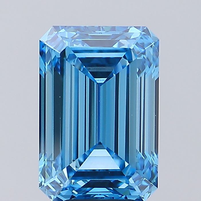 6.01 Carat Emerald Shaped, Ideal Cut, VS1 Clarity, IGI Certified Lab Grown Diamond