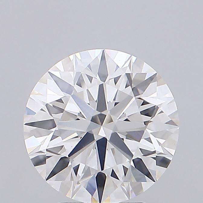 2.12 Carat Round Shaped, Ideal Cut, E Color, VS1 Clarity, IGI Certified Lab Grown Diamond