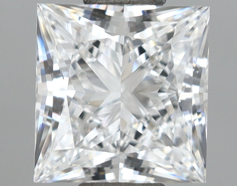 1.01 Carat Princess Shaped, Ideal Cut, D Color, VVS1 Clarity, IGI Certified Lab Grown Diamond