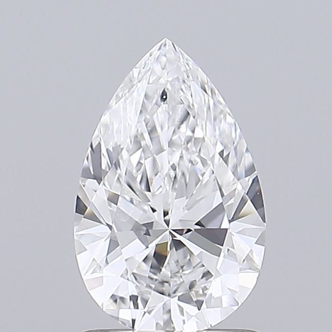 1.03 Carat Pear Shaped, Ideal Cut, E Color, VVS2 Clarity, IGI Certified Lab Grown Diamond