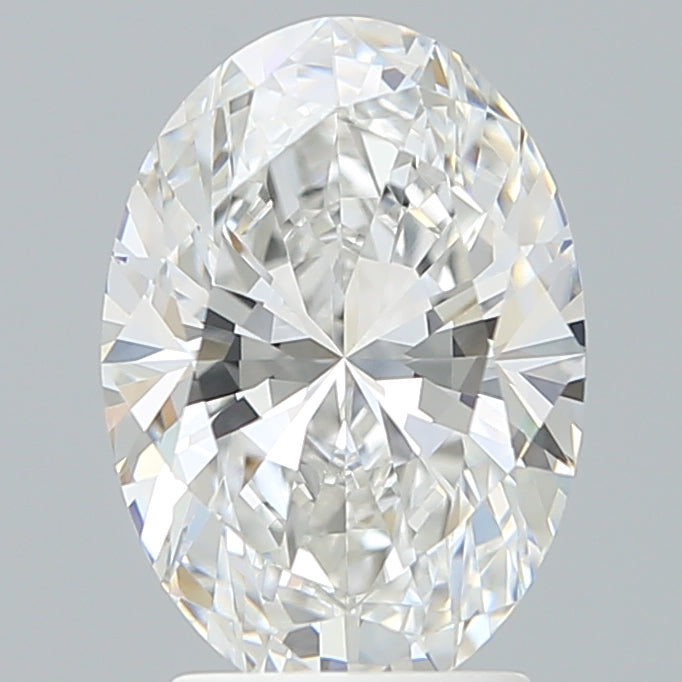 2.84 Carat Oval Shaped, Ideal Cut, D Color, VVS2 Clarity, IGI Certified Lab Grown Diamond