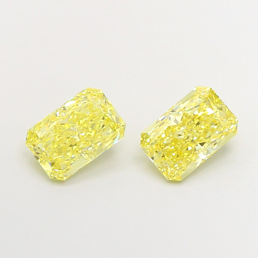 1.48 Carat Radiant Shaped, Excellent Cut, VVS2 Clarity, IGI Certified Lab Grown Diamond