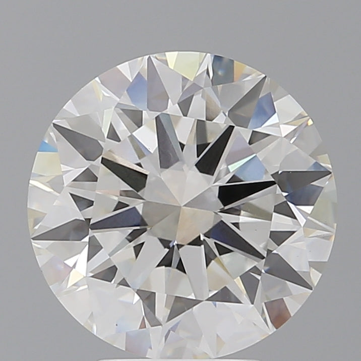 5.04 Carat Round Shaped, Excellent Cut, F Color, VVS2 Clarity, IGI Certified Lab Grown Diamond