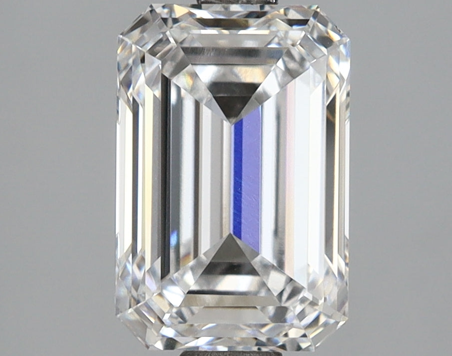 2.61 Carat Emerald Shaped, Ideal Cut, D Color, VVS1 Clarity, IGI Certified Lab Grown Diamond