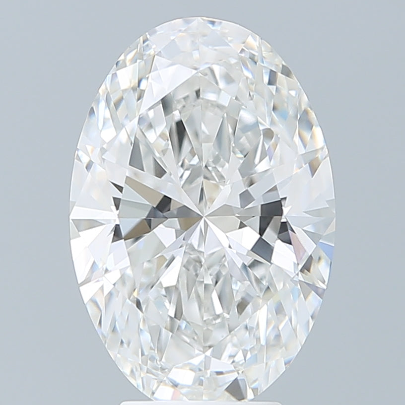 5.05 Carat Oval Shaped, Excellent Cut, E Color, VVS2 Clarity, IGI Certified Lab Grown Diamond