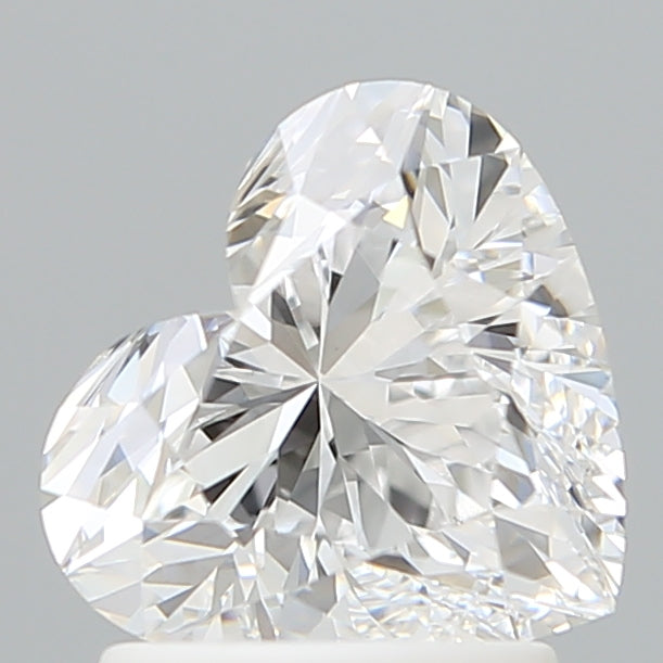 1.65 Carat Heart Shaped, Ideal Cut, D Color, VVS2 Clarity, IGI Certified Lab Grown Diamond