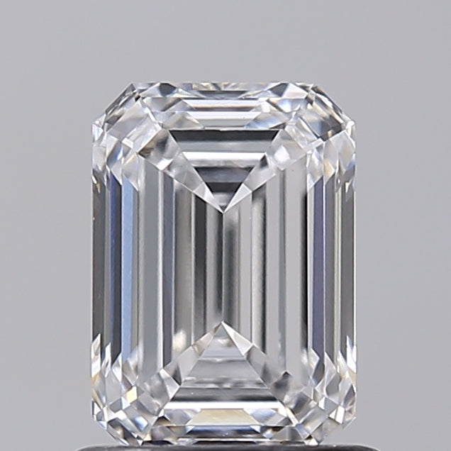 1.01 Carat Emerald Shaped, Very Good Cut, D Color, VVS2 Clarity, IGI Certified Lab Grown Diamond