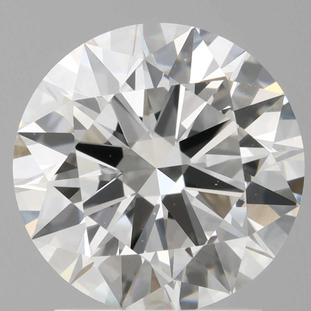 2.01 Carat Round Shaped, Ideal Cut, E Color, VVS2 Clarity, IGI Certified Lab Grown Diamond