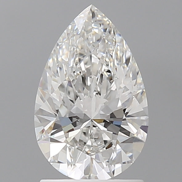 1.56 Carat Pear Shaped, Ideal Cut, E Color, VVS1 Clarity, IGI Certified Lab Grown Diamond