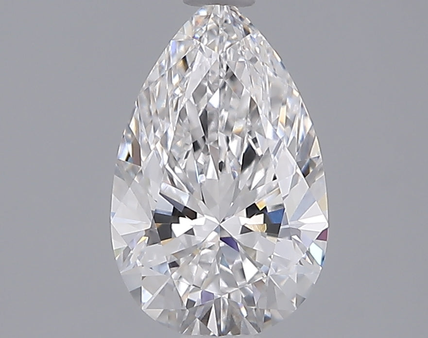 1.56 Carat Pear Shaped, Ideal Cut, D Color, VVS2 Clarity, IGI Certified Lab Grown Diamond