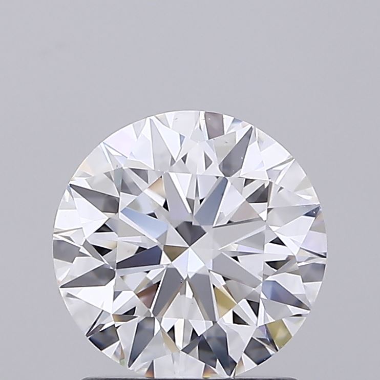 1.50 Carat Round Shaped, Ideal Cut, D Color, VS1 Clarity, IGI Certified Lab Grown Diamond