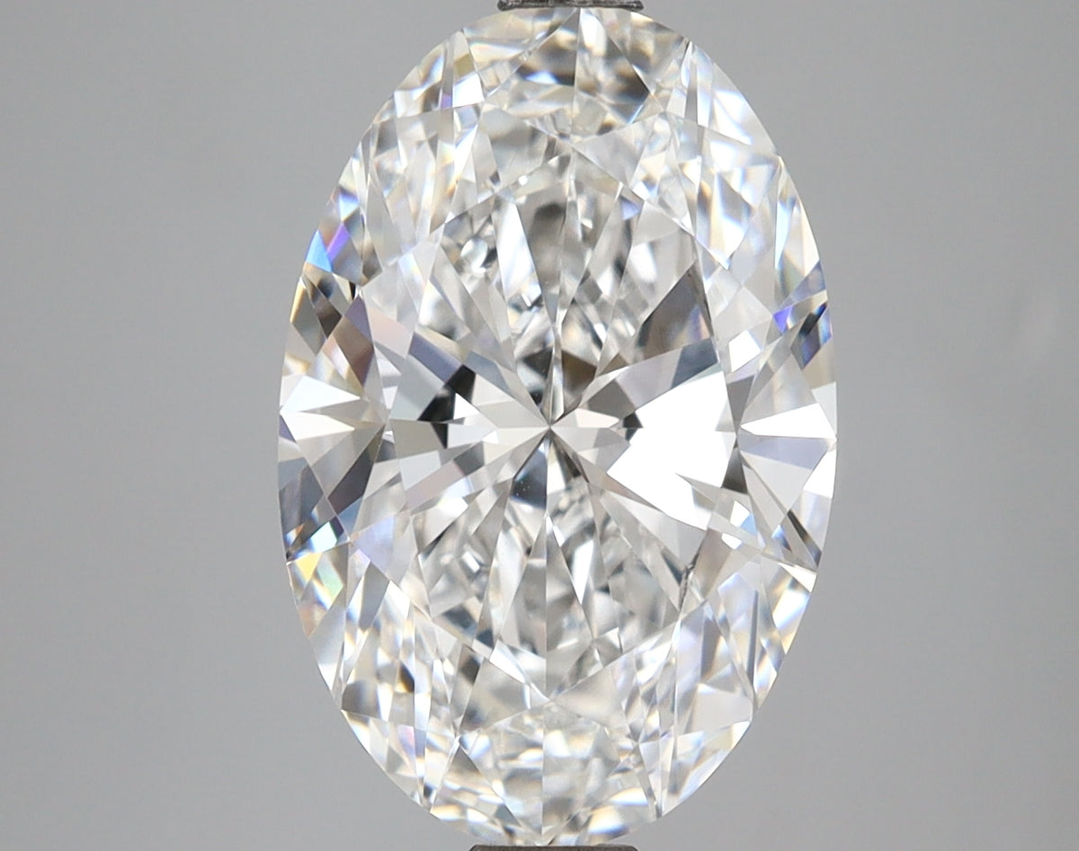 4.58 Carat Oval Shaped, Ideal Cut, E Color, VVS2 Clarity, IGI Certified Lab Grown Diamond