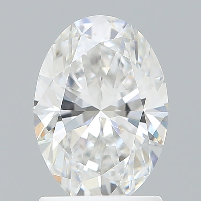 1.60 Carat Oval Shaped, Excellent Cut, E Color, VVS2 Clarity, IGI Certified Lab Grown Diamond