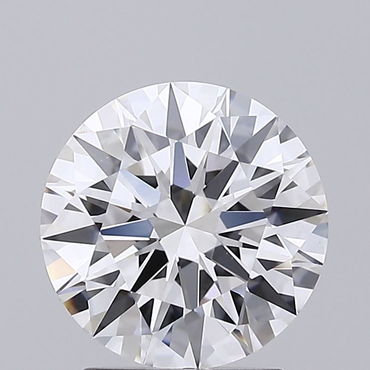 2.19 Carat Round Shaped, Ideal Cut, E Color, VVS2 Clarity, IGI Certified Lab Grown Diamond