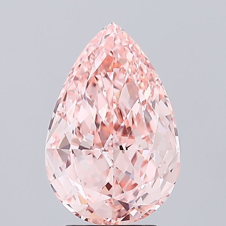 3.09 Carat Pear Shaped, Ideal Cut, VS1 Clarity, IGI Certified Lab Grown Diamond