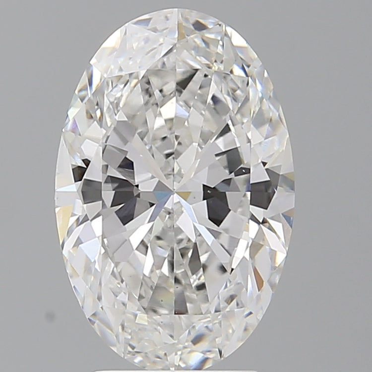 3.57 Carat Oval Shaped, Ideal Cut, E Color, VS1 Clarity, IGI Certified Lab Grown Diamond