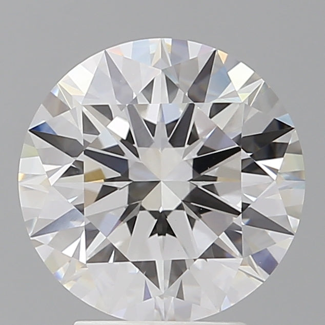 3.57 Carat Round Shaped, Ideal Cut, E Color, VVS2 Clarity, IGI Certified Lab Grown Diamond