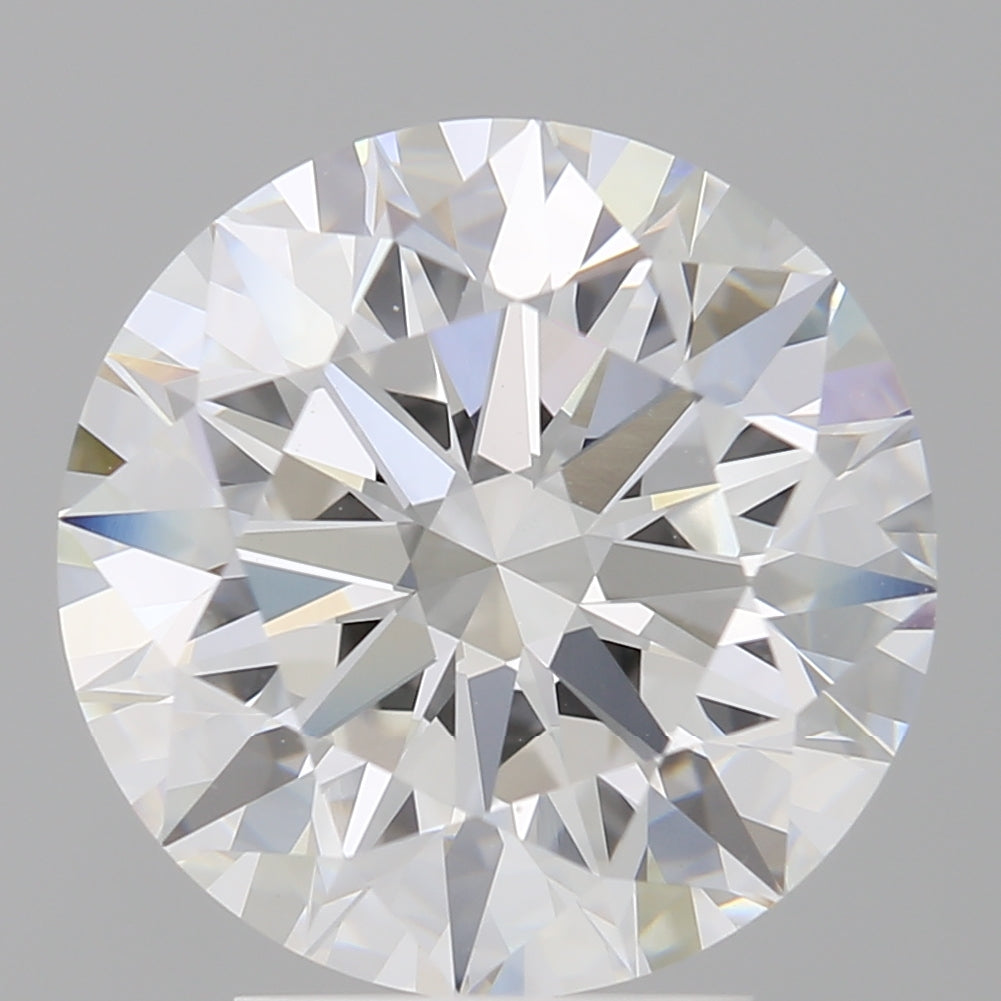 4.09 Carat Round Shaped, Ideal Cut, E Color, VVS2 Clarity, IGI Certified Lab Grown Diamond
