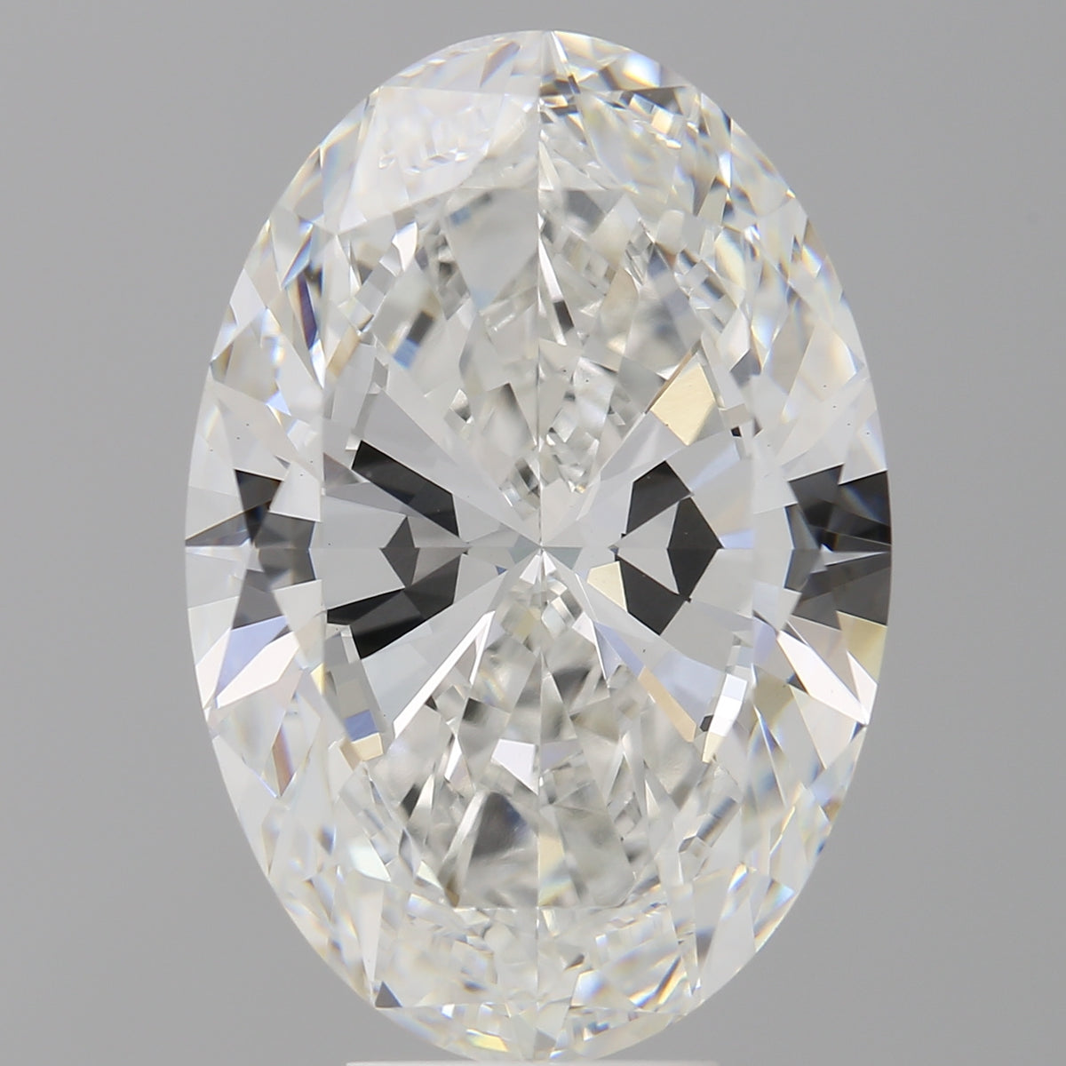 8.09 Carat Oval Shaped, Ideal Cut, F Color, VVS2 Clarity, IGI Certified Lab Grown Diamond