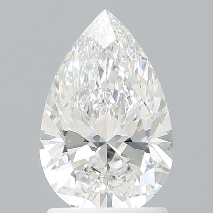 1.53 Carat Pear Shaped, Ideal Cut, D Color, VS1 Clarity, IGI Certified Lab Grown Diamond