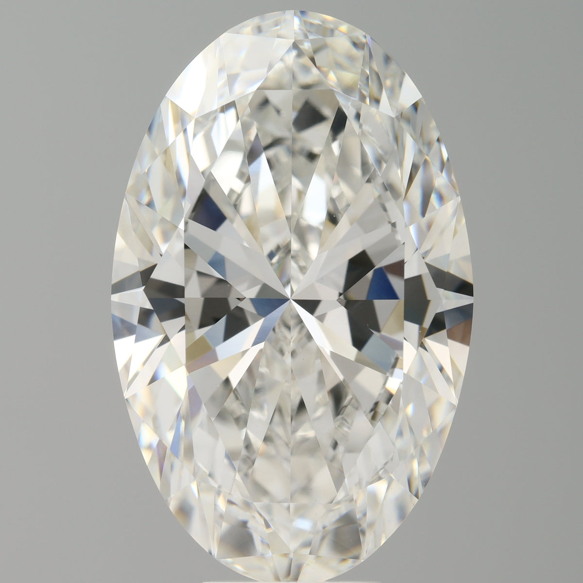 10.01 Carat Oval Shaped, Ideal Cut, F Color, VVS2 Clarity, IGI Certified Lab Grown Diamond